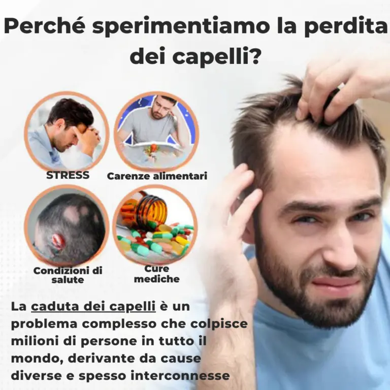 Perdita dei capelli: cause